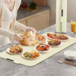 ⁦صينية تسخين الطعام القابلة للطي تدفئة سريعة بثلاث درجات حرارة⁩ - الصورة ⁦2⁩