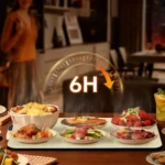 ⁦صينية تسخين الطعام القابلة للطي تدفئة سريعة بثلاث درجات حرارة⁩ - الصورة ⁦3⁩