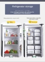 ⁦علب حفظ الخضار والفواكه مع مصفاة – طقم 4 قطع⁩ - الصورة ⁦4⁩