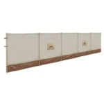 رواق للكشتات قطعتين 1.2×8 متر قماش أكسفورد مع أعمدة وأسياخ فولاذية