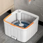 ممسحة أرضيات دوّارة مع دلو فصل الماء النظيف عن المتسخ - الصورة 4