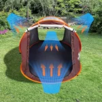 ⁦خيمة مبيت صغيرة TE300 – خفيفة وسهلة التركيب⁩ - الصورة ⁦5⁩