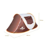 ⁦خيمة مبيت صغيرة TE300 – خفيفة وسهلة التركيب⁩ - الصورة ⁦2⁩