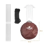 ⁦خيمة مبيت صغيرة TE300 – خفيفة وسهلة التركيب⁩ - الصورة ⁦6⁩