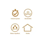 ⁦خيمة المشروم قطن قماش تيترون مكثّف مقاوم للماء مع أرضية أكسفورد⁩ - الصورة ⁦6⁩