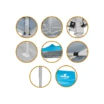 ⁦مظلة رحلات 3×6 متر قماش PVC عالية الجودة مقاومة للشمس والمطر⁩ - الصورة ⁦5⁩