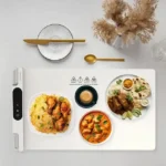 صينية تسخين الطعام القابلة للطي تدفئة سريعة بثلاث درجات حرارة