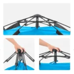 ⁦خيمة NATUREHIKE POP UP سريعة الفتح 2.1×1.8 م – لون أزرق⁩ - الصورة ⁦6⁩