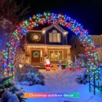 ⁦سلسلة أضواء LED شمسية متعددة الألوان بطول 50 متر⁩ - الصورة ⁦9⁩