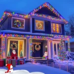 ⁦سلسلة أضواء LED شمسية متعددة الألوان بطول 50 متر⁩ - الصورة ⁦11⁩