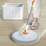 ممسحة أرضيات دوّارة مع دلو فصل الماء النظيف عن المتسخ - الصورة 8