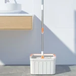 ممسحة أرضيات دوّارة مع دلو فصل الماء النظيف عن المتسخ - الصورة 9