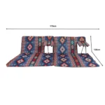 ⁦جلسة أرضية أزرق عالية الجودة قابلة للطي⁩ - الصورة ⁦2⁩