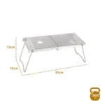 ⁦طاولة موقد ستانلس ستيل مقاومة للحرارة والصدأ⁩ - الصورة ⁦2⁩