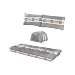 ⁦طقم جلسة دبل رصاصي تقليمة ديالا نجمة⁩ - الصورة ⁦4⁩