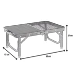 ⁦طاولة ألمنيوم سطح نص ألمنيوم نص شبك 60 في 45⁩ - الصورة ⁦3⁩