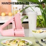 ⁦فرامة وقطّاعة خضار كهربائية قابلة للشحن مع 3 شفرات⁩ - الصورة ⁦3⁩