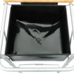 ⁦مطبخ رحلات متنقل بسطح خشب بامبو مع غطاء رياح⁩ - الصورة ⁦6⁩