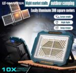 ⁦مصباح طاقة شمسية LED متعدد الوظائف W8148-4⁩ - الصورة ⁦3⁩