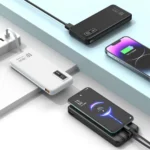 ⁦باور بانك بسعة 10000mAh شحن سريع 22.5W مع 4 كابلات مدمجة وشاشة رقمية ASPOR A300PD⁩ - الصورة ⁦8⁩