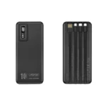 ⁦باور بانك بسعة 10000mAh شحن سريع 22.5W مع 4 كابلات مدمجة وشاشة رقمية ASPOR A300PD⁩ - الصورة ⁦6⁩