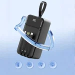 ⁦باور بانك 40000 مللي أمبير ASPOR A318 – شحن سريع 22.5 واط + كابلات مدمجة + شاشة LED⁩ - الصورة ⁦5⁩