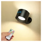 ⁦مصباح جداري LED قابل للشحن مع ريموت – إضاءة مزدوجة 3⁩ - الصورة ⁦4⁩