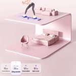 ⁦جهاز تمارين الساق قابل للطي – مدرب منزلي متعدد الاستخدامات⁩ - الصورة ⁦9⁩
