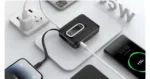 ⁦باور بانك مغناطيسي لاسلكي بسعة 10000mAh شحن سريع 22.5W مع شاشة رقمية من ASPOR A313⁩ - الصورة ⁦4⁩