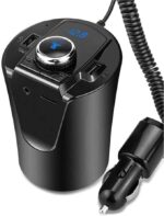 ⁦جهاز إرسال FM بلوتوث للسيارة مع شاحن USB مزدوج⁩ - الصورة ⁦2⁩