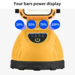 ⁦مصباح LED متعدد الوظائف يعمل بالطاقة الشمسية – قابل للشحن⁩ - الصورة ⁦5⁩