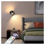 ⁦مصباح جداري LED قابل للشحن مع ريموت – إضاءة مزدوجة 3⁩ - الصورة ⁦2⁩