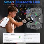 ⁦بوكس ملاكمة موسيقية ذكية بلوتوث – هدف تدريب جداري مع إضاءة LED⁩ - الصورة ⁦5⁩