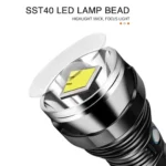 ⁦كشاف يدوي كوبرا LED بقوة 20 واط وسطوع 2500 لومن⁩ - الصورة ⁦5⁩