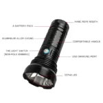 ⁦كشاف يدوي كوبرا LED بقوة 20 واط وسطوع 2500 لومن⁩ - الصورة ⁦7⁩