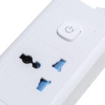 ⁦وصلة كهرباء 4 مخارج مع 3 USB بطول 3 متر – حماية من الحمل الزائد⁩ - الصورة ⁦4⁩