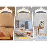 ⁦مروحة مع إضاءة LED 2 في 1 بريموت – لمبة مروحة E27 بثلاث سرعات⁩ - الصورة ⁦8⁩