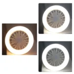 ⁦مروحة مع إضاءة LED 2 في 1 بريموت – لمبة مروحة E27 بثلاث سرعات⁩ - الصورة ⁦3⁩