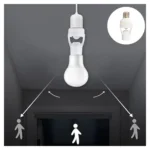 ⁦قاعدة لمبة بمستشعر حركة – E27 تشغيل تلقائي مع مؤقت وإعدادات ذكية⁩ - الصورة ⁦2⁩