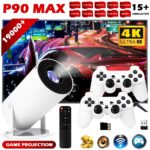 ⁦بروجكتر ألعاب ذكي M300 MAX بدقة 4K – مسرح منزلي مع يدين تحكم لاسلكية⁩ - الصورة ⁦11⁩