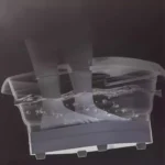 ⁦حوض تدليك القدمين قابل للطي مع تسخين وفقاعات واسطوانات مساج للعناية المنزلية⁩ - الصورة ⁦6⁩