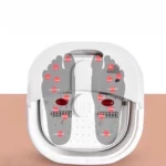 ⁦حوض تدليك القدمين قابل للطي مع تسخين وفقاعات واسطوانات مساج للعناية المنزلية⁩ - الصورة ⁦4⁩