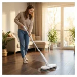 ⁦ممسحة أرضية كهربائية لاسلكية برأس مزدوج ودوران 90 درجة (S4)⁩ - الصورة ⁦3⁩