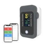 ⁦جهاز قياس الأكسجين بالاصبع – قياس SpO2 والنبض مع بلوتوث وشاشة رقمية⁩ - الصورة ⁦2⁩