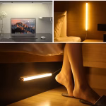 مصباح مكياج led للمرآة 30 سم ببطارية ليثيوم ولمس وشحن usb