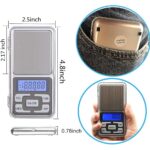 ميزان رقمي صغير 200 غرام بدقة 0.01 غرام مع شاشة lcd