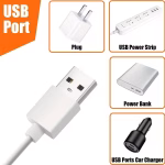 مصباح مكياج led للمرآة 30 سم ببطارية ليثيوم ولمس وشحن usb