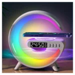 مكبر صوت بلوتوث g lamp مع شحن لاسلكي 10 واط وإضاءة 
