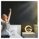 مكبر صوت بلوتوث g lamp مع شحن لاسلكي 10 واط وإضاءة 