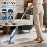 جهاز تنظيف بالبخار متعدد الوظائف 1900 واط بخزان 330 مل مع ملحقات تنظيف – sokany